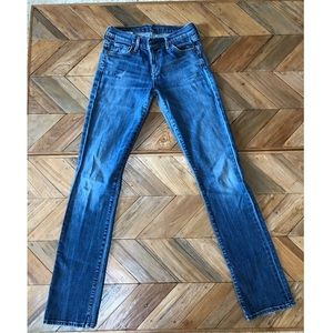 Citizens of Himanity straight leg low rise jeans
